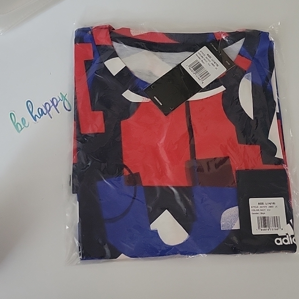 Adidas Boys Bold Graphic Tee - Picture 2 of 3
